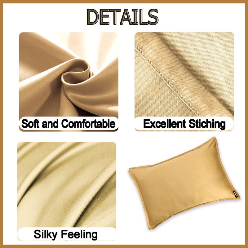 NEWMEIL Copper Pillowcase with 100% Copper Oxide Fiber, Prevents Crow's Feet, Forehead Wrinkles, Fine Lines & Hair Smooth, Silk Like Soft Pillow Cover for Mum Daughter Girlfriend (18.5 in Ã— 27.5 in) (1 pcs) - Image 4